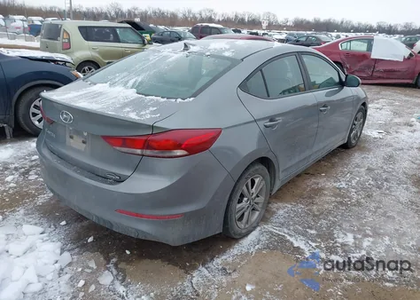 2018 Hyundai Elantra Value Edition из США, поврежденный, VIN KMHD84LF4JU606389